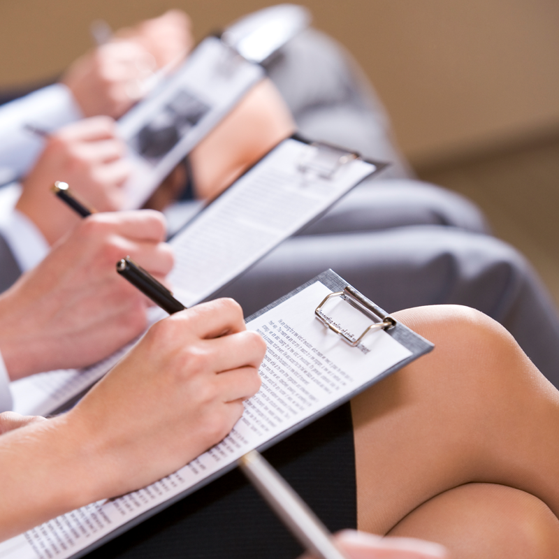 people taking notes